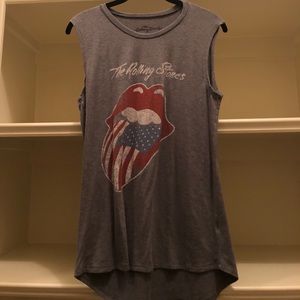 The Rolling Stones graphic tank top